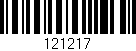 Código de barras (EAN, GTIN, SKU, ISBN): '121217'