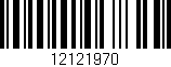 Código de barras (EAN, GTIN, SKU, ISBN): '12121970'