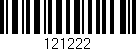 Código de barras (EAN, GTIN, SKU, ISBN): '121222'