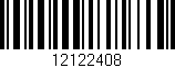 Código de barras (EAN, GTIN, SKU, ISBN): '12122408'