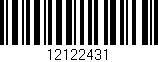 Código de barras (EAN, GTIN, SKU, ISBN): '12122431'