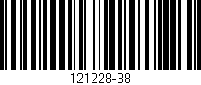 Código de barras (EAN, GTIN, SKU, ISBN): '121228-38'