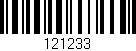 Código de barras (EAN, GTIN, SKU, ISBN): '121233'