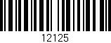 Código de barras (EAN, GTIN, SKU, ISBN): '12125'