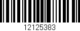 Código de barras (EAN, GTIN, SKU, ISBN): '12125383'