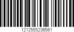 Código de barras (EAN, GTIN, SKU, ISBN): '1212555236561'