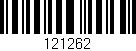 Código de barras (EAN, GTIN, SKU, ISBN): '121262'