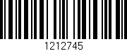 Código de barras (EAN, GTIN, SKU, ISBN): '1212745'