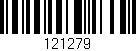 Código de barras (EAN, GTIN, SKU, ISBN): '121279'