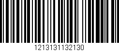 Código de barras (EAN, GTIN, SKU, ISBN): '1213131132130'