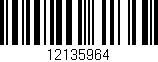 Código de barras (EAN, GTIN, SKU, ISBN): '12135964'