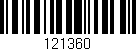 Código de barras (EAN, GTIN, SKU, ISBN): '121360'