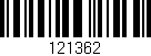 Código de barras (EAN, GTIN, SKU, ISBN): '121362'