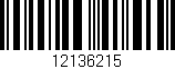 Código de barras (EAN, GTIN, SKU, ISBN): '12136215'
