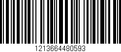 Código de barras (EAN, GTIN, SKU, ISBN): '1213664480593'