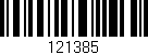 Código de barras (EAN, GTIN, SKU, ISBN): '121385'