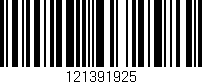 Código de barras (EAN, GTIN, SKU, ISBN): '121391925'