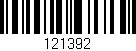 Código de barras (EAN, GTIN, SKU, ISBN): '121392'