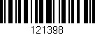 Código de barras (EAN, GTIN, SKU, ISBN): '121398'