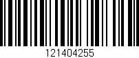 Código de barras (EAN, GTIN, SKU, ISBN): '121404255'