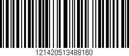 Código de barras (EAN, GTIN, SKU, ISBN): '121420513488160'