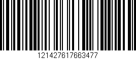 Código de barras (EAN, GTIN, SKU, ISBN): '121427617663477'
