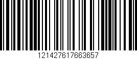 Código de barras (EAN, GTIN, SKU, ISBN): '121427617663657'