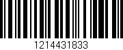 Código de barras (EAN, GTIN, SKU, ISBN): '1214431833'