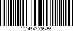 Código de barras (EAN, GTIN, SKU, ISBN): '1214547896456'