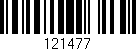 Código de barras (EAN, GTIN, SKU, ISBN): '121477'