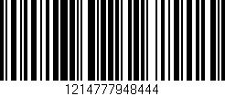 Código de barras (EAN, GTIN, SKU, ISBN): '1214777948444'