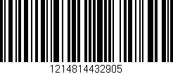 Código de barras (EAN, GTIN, SKU, ISBN): '1214814432905'