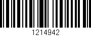 Código de barras (EAN, GTIN, SKU, ISBN): '1214942'