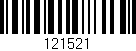 Código de barras (EAN, GTIN, SKU, ISBN): '121521'