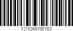 Código de barras (EAN, GTIN, SKU, ISBN): '1215369795163'