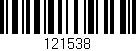 Código de barras (EAN, GTIN, SKU, ISBN): '121538'