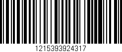 Código de barras (EAN, GTIN, SKU, ISBN): '1215393924317'