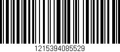Código de barras (EAN, GTIN, SKU, ISBN): '1215394085529'