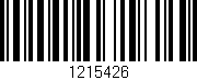 Código de barras (EAN, GTIN, SKU, ISBN): '1215426'