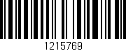 Código de barras (EAN, GTIN, SKU, ISBN): '1215769'