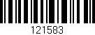 Código de barras (EAN, GTIN, SKU, ISBN): '121583'