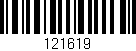 Código de barras (EAN, GTIN, SKU, ISBN): '121619'