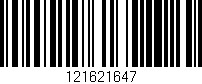 Código de barras (EAN, GTIN, SKU, ISBN): '121621647'