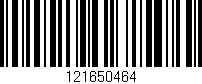 Código de barras (EAN, GTIN, SKU, ISBN): '121650464'