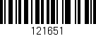 Código de barras (EAN, GTIN, SKU, ISBN): '121651'