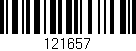 Código de barras (EAN, GTIN, SKU, ISBN): '121657'