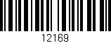 Código de barras (EAN, GTIN, SKU, ISBN): '12169'