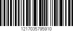 Código de barras (EAN, GTIN, SKU, ISBN): '1217035795910'