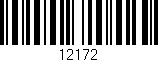 Código de barras (EAN, GTIN, SKU, ISBN): '12172'