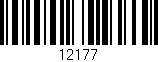 Código de barras (EAN, GTIN, SKU, ISBN): '12177'